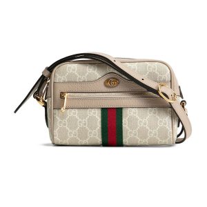 Túi Đeo Chéo Nữ Gucci Supreme Ophidia Mini Crossbody Cream Màu Kem - Duy Hoang