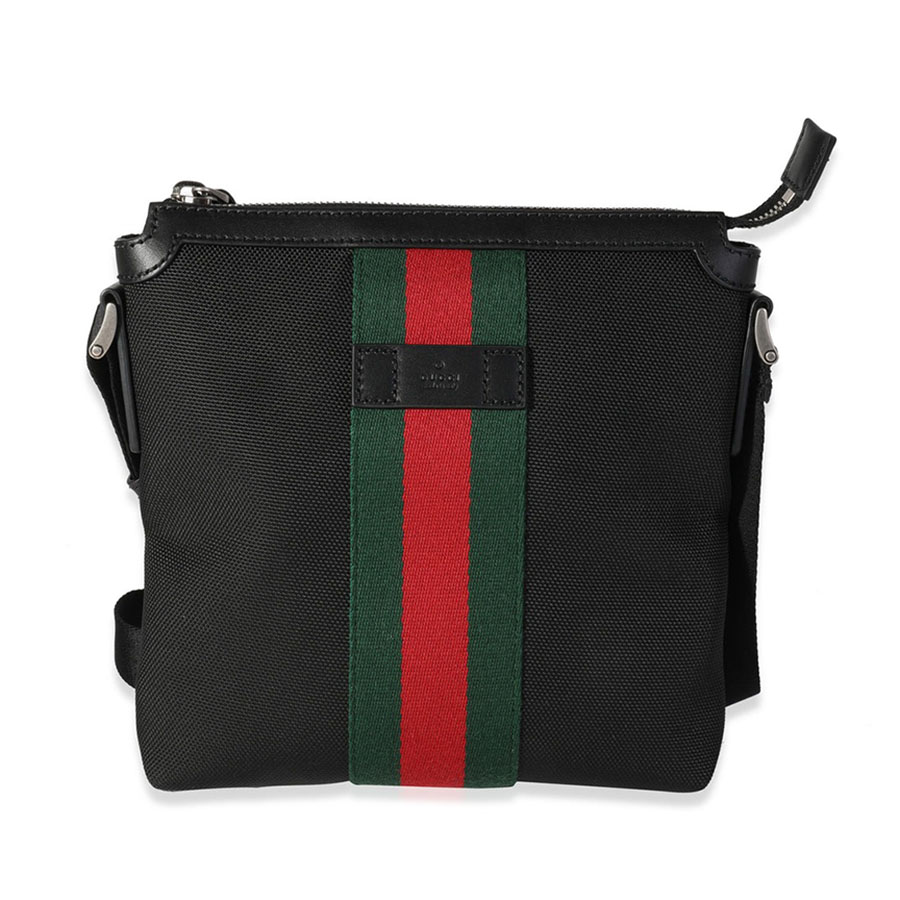 Túi Đeo Chéo Gucci Techno Canvas Web Messenger Bag Phối Màu Size 23x25cm - Duy Hoang