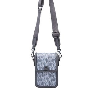 Túi Đeo Chéo Lyn Zoll Infinite Vertical Crossbody Bag - Printed Grey L26CWWA049 Màu Xám - Duy Hoang