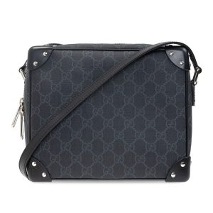 Túi Đeo Chéo Nam Gucci Black GG Shoulder Bag Màu Đen - Duy Hoang