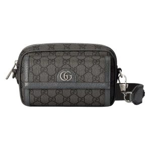 Túi Đeo Chéo Nam Gucci GG Mini Sac Ophidia Crossbody Bag Grey Màu Xám - Duy Hoang