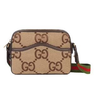 Túi Đeo Chéo Nam Gucci Jumbo GG Messenger Camel Ebony 675891 UKMDG 2570 Màu Nâu - Duy Hoang