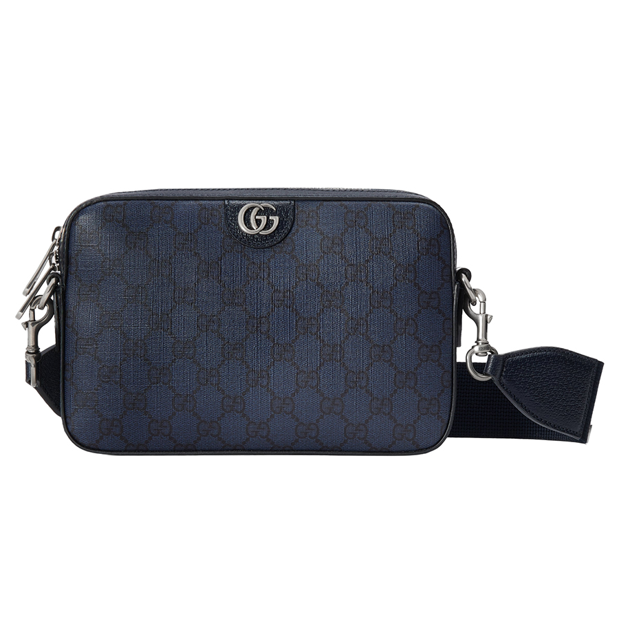 Túi Đeo Chéo Nam Gucci Ophidia GG Crossbody Bag 699439 UULHK 8441 Màu Xanh Navy - Duy Hoang