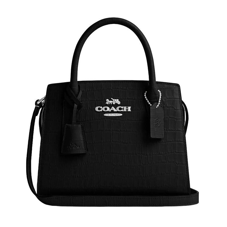 Túi Đeo Chéo Nữ Coach Andrea Carryall Crossbody Bag CR105 Black Màu Đen - Duy Hoang