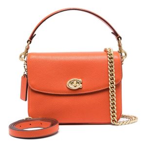 Túi Đeo Chéo Nữ Coach Cassie 19 Leather Crossbody Bag 88346 Màu Cam - Duy Hoang