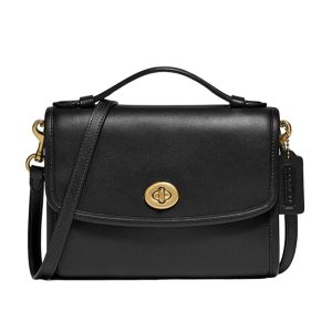 Túi Đeo Chéo Nữ Coach Kip Turnlock Crossbody C3486 Màu Đen - Duy Hoang