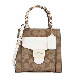 Túi Đeo Chéo Coach Dempsey File Bag In Signature Jacquard With Stripe And Coach Patch Wine Multi CA195 Phối Màu - Duy Hoang