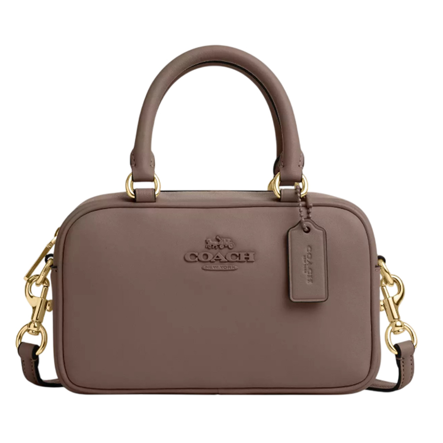 Túi Đeo Chéo Nữ Coach Satchel Crossbody CT776 Màu Nâu - Duy Hoang
