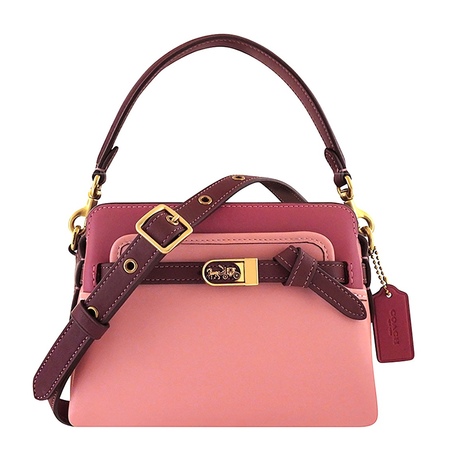 Túi Đeo Chéo Nữ Coach Tate 18 Crossbody In Colorblock C2632 Màu Hồng - Duy Hoang