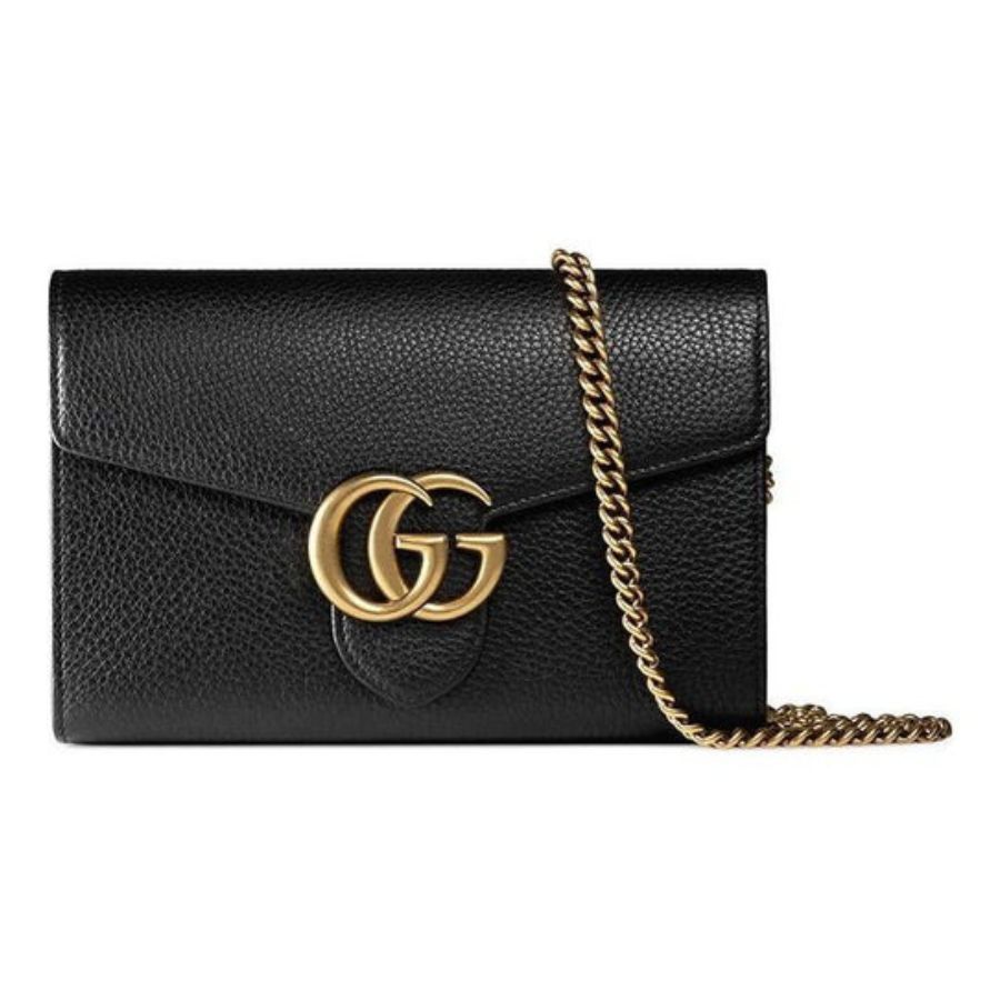 Túi Đeo Chéo Nữ Gucci GG Marmont Matelassé Mini Bag Màu Đen - Duy Hoang