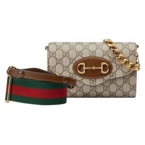 Túi Đeo Chéo Nữ Gucci Horsebit 1955 Mini Bag 724713HUHHX8565 Màu Be Nâu - Duy Hoang