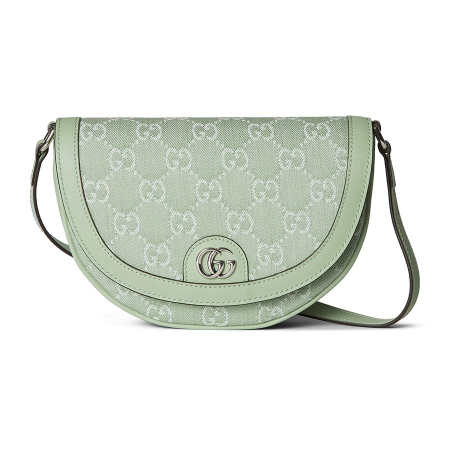 Túi Đeo Chéo Nữ Gucci Ophidia Mini GG Shoulder Bag Màu Xanh Bơ - Duy Hoang