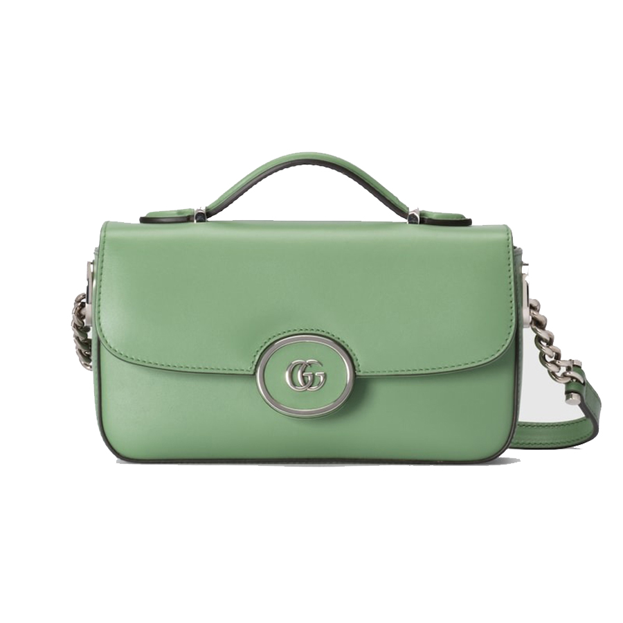 Túi Đeo Chéo Nữ Gucci Petite GG Mini Shoulder Bag Màu Xanh Lá - Duy Hoang
