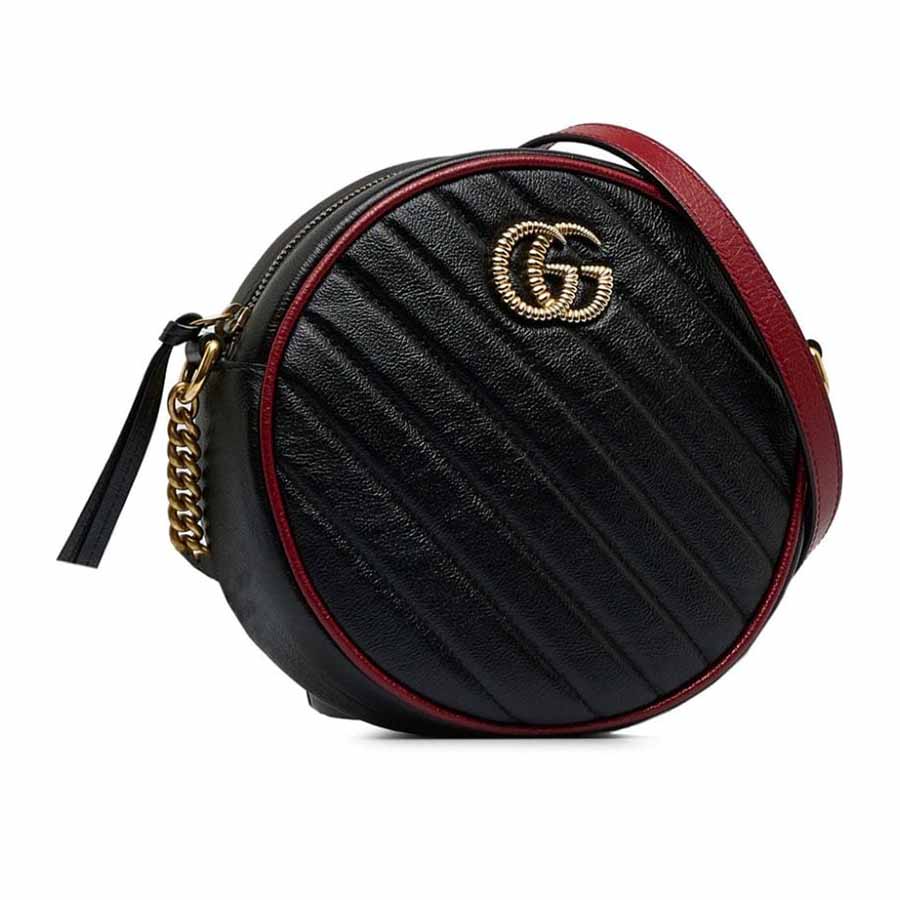 Túi Đeo Chéo Nữ Gucci Pre-Owned Mini Torchon Crossbody Bag 6AA04GLHH2LNOJC5 Màu Đen - Duy Hoang
