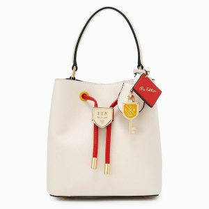 Túi Đeo Chéo Nữ Lyn Bucket Re-Edit Bauhaus Bucket Bag - Ivory L25FBWA064 Màu Trắng Kem - Duy Hoang