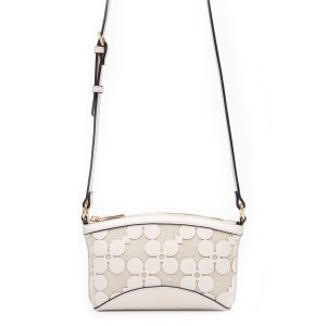 Túi Đeo Chéo Nữ Lyn Corey Mini Crossbody Bag - White Variation 2 L25FBWB009 Màu Trắng Kem - Duy Hoang