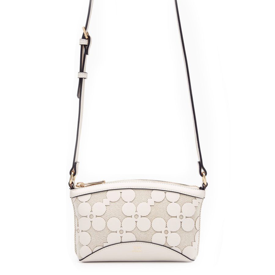 Túi Đeo Chéo Nữ Lyn Corey Mini Crossbody Bag - White Variation 2 L25FBWB009 Màu Trắng Kem - Duy Hoang