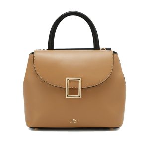 Túi Đeo Chéo Nữ Lyn Devyn Top Handle Handbag - Black Variation 2 L25FBWB027 Màu Nâu Đen - Duy Hoang