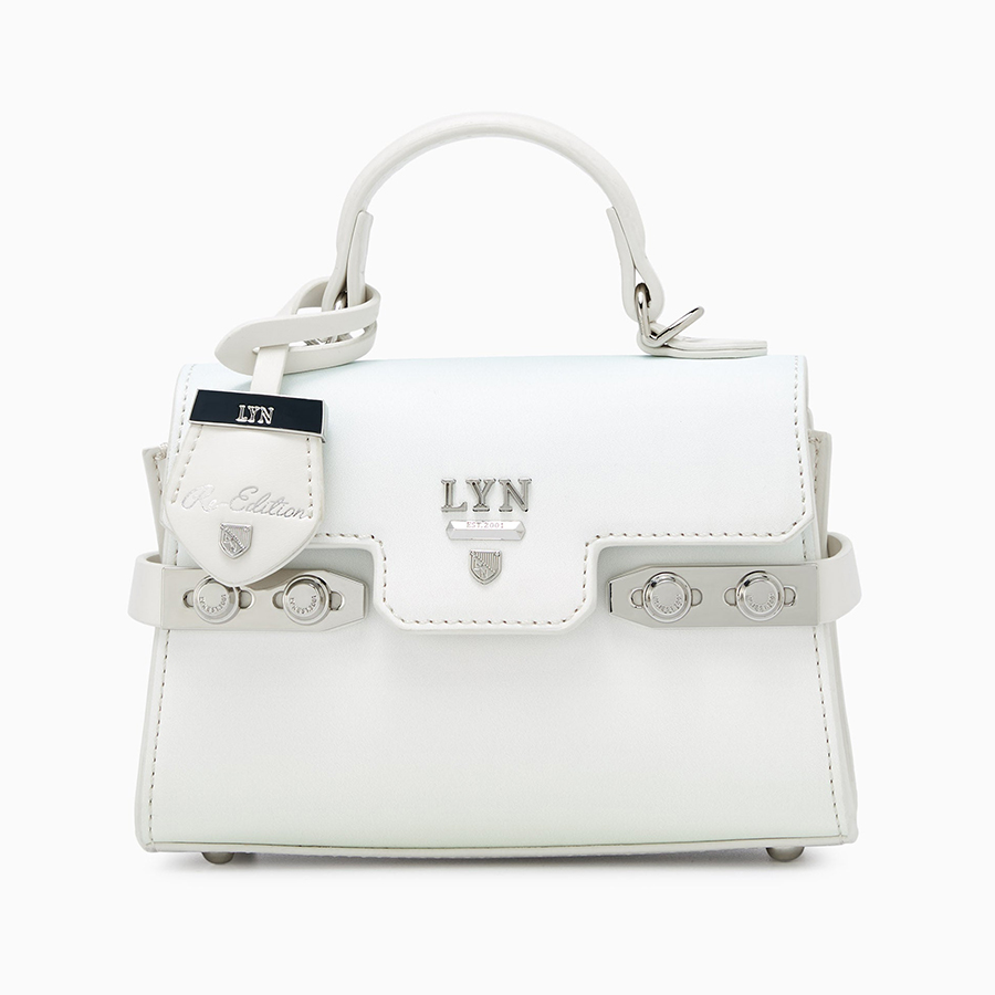 Túi Đeo Chéo Nữ Lyn Fineness Reedition Xs Crossbody Bag - Green Variation 2 L25FBWA057 Màu Xanh Trắng - Duy Hoang