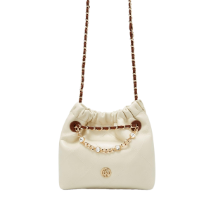 Túi Đeo Chéo Nữ Lyn Fontia Ime Mini Crossody Bag Ivory LL25CBF964 Màu Trắng Nâu - Duy Hoang