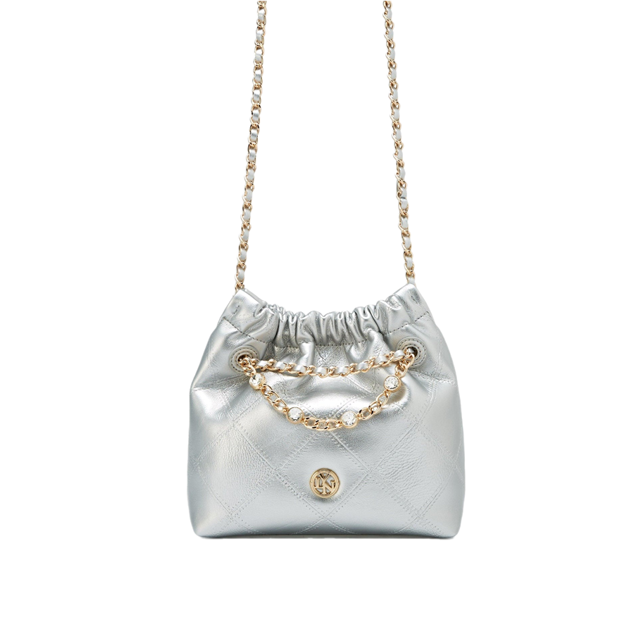 Túi Đeo Chéo Nữ Lyn Fontia Ime Mini Crossody Bag Silver LL25CBF964 Màu Bạc - Duy Hoang