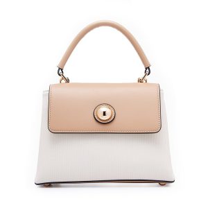 Túi Đeo Chéo Nữ Lyn Harmony Top Handle Handbag - White Variation 2 L25FBWB028 Màu Be Trắng - Duy Hoang