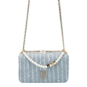 Túi Đeo Chéo Nữ Lyn Mika Moon Infinite Crossbody Bag Blue Variation 2 LL25FBM030 Màu Xanh Nhạt - Duy Hoang