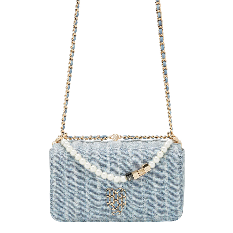 Túi Đeo Chéo Nữ Lyn Mika Moon Infinite Crossbody Bag Blue Variation 2 LL25FBM030 Màu Xanh Nhạt - Duy Hoang