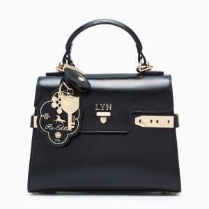 Túi Đeo Chéo Nữ Lyn Re-Edit Bliss Top Handle S Handbag - Black L26CBWA151 Màu Đen - Duy Hoang