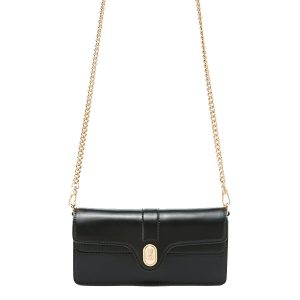 Túi Đeo Chéo Nữ Lyn Rillo Wallets On Chain - Black LL25FWF019 Màu Đen - Duy Hoang