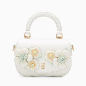 Túi Đeo Chéo Nữ Lyn Sanna Crossbody Bag - Ivory LL25FBT609 Màu Trắng Kem - Duy Hoang