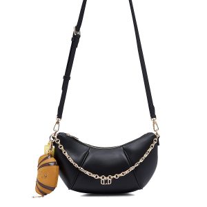 Túi Đeo Chéo Nữ Lyn Shi-O Crossbody Bag - Black L26CBWA091 Màu Đen - Duy Hoang