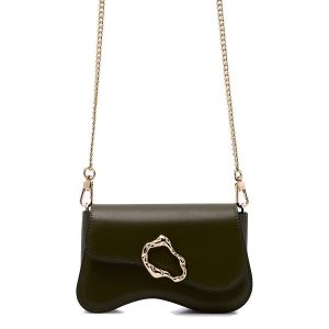 Túi Đeo Chéo Nữ Lyn Vary Infinite Mini Crossbody Bag - Dark Green L26CBWB022 Màu Xanh Đậm - Duy Hoang