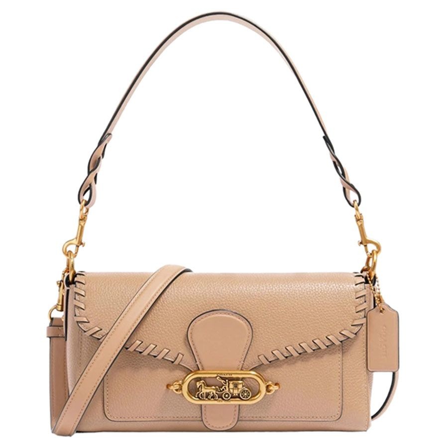 Túi Đeo Vai Coach Jade Shoulder Bag With Whipstitch 91025 Màu Nude - Duy Hoang