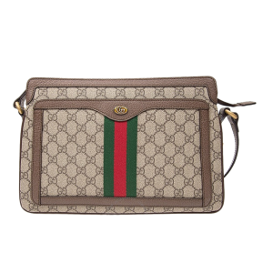 Túi Đeo Vai Nam Gucci GG Supreme Medium Shoulder Bag Beige 523354 96IWT 8745 Màu Be - Duy Hoang