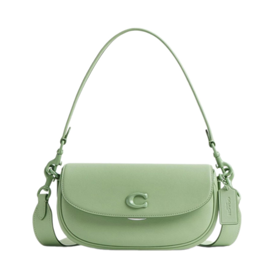 Túi Đeo Vai Nữ Coach Emmy Saddle Shoulder Bag CR666 Màu Xanh - Duy Hoang