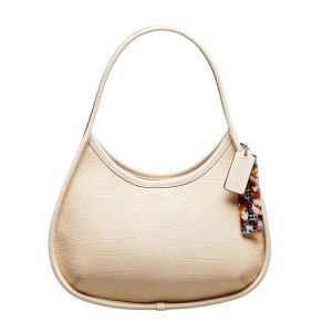Túi Đeo Vai Nữ Coach Ergo In Croc Embossed Coachtopia Leather CT272 Màu Be - Duy Hoang