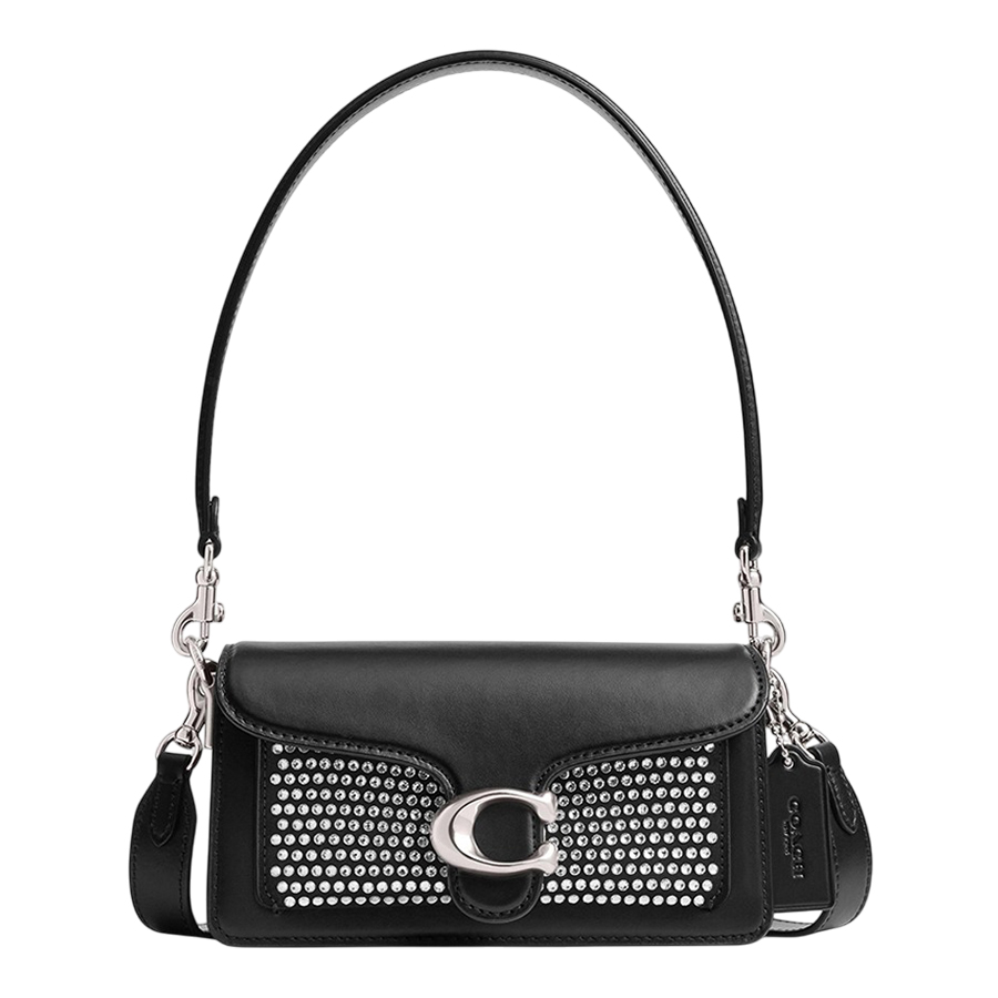 Túi Đeo Vai Nữ Coach Tabby Shoulder Bag 20 With Crystal CX216 Màu Đen - Duy Hoang