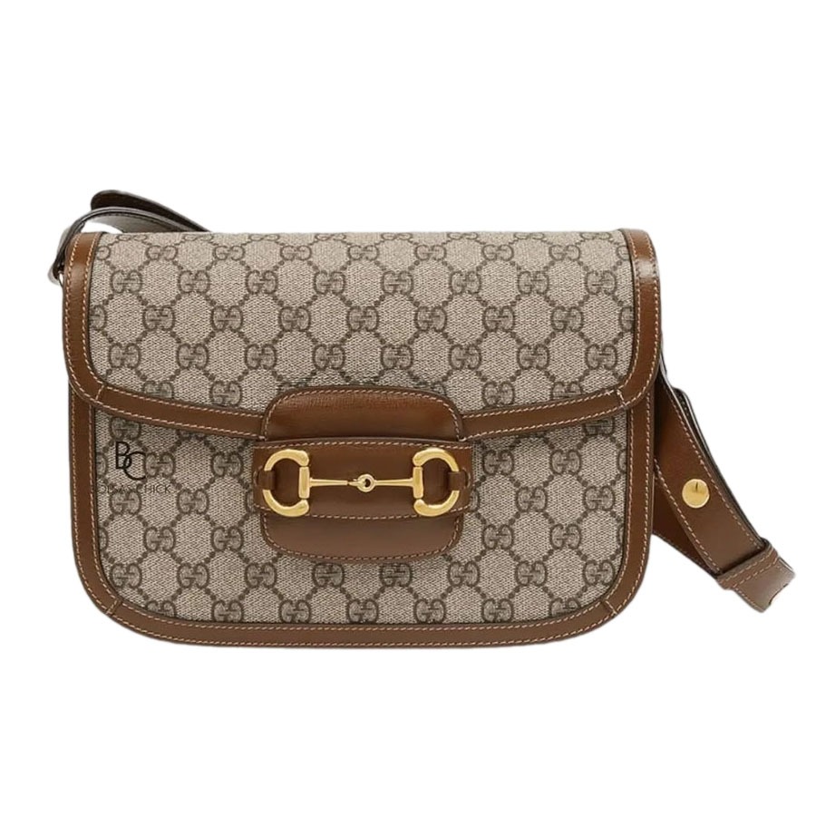 Túi Đeo Vai Nữ Gucci 1955 Horsebit Small Shoulder Bag Màu Be Nâu - Duy Hoang