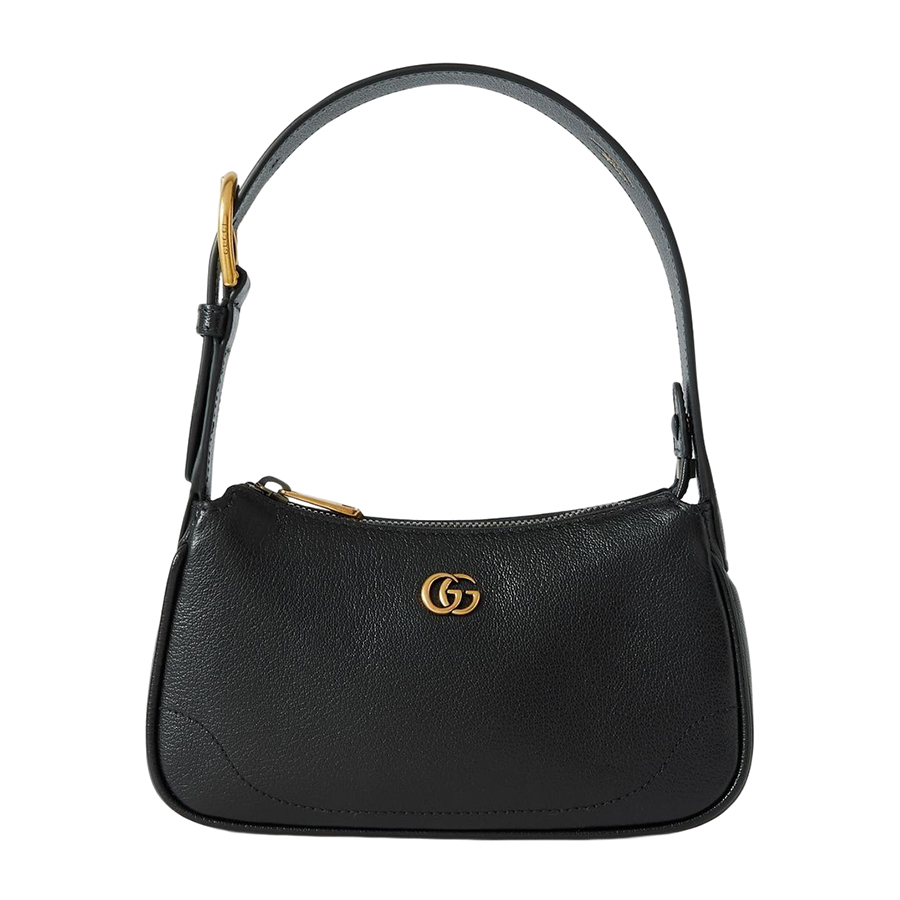 Túi Đeo Vai Gucci Aphrodite Embellished Textured-Leather Shoulder Bag 739076 AAA9F 1000 Màu Đen - Duy Hoang