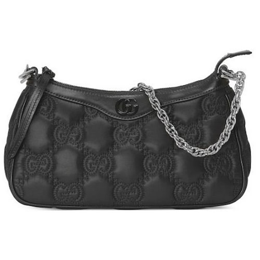 Túi Đeo Vai Nữ Gucci GG Matelassé Handbag 735049-FABLA-1000 Màu Đen - Duy Hoang