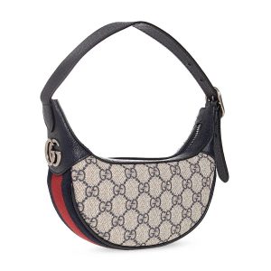 Túi Đeo Vai Nữ Gucci Ophidia GG Zip-Up Mini Bag Màu Be Đen - Duy Hoang