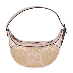 Túi Đeo Vai Nữ Gucci Ophidia Jumbo GG Mini Bag Màu Be Hồng - Duy Hoang