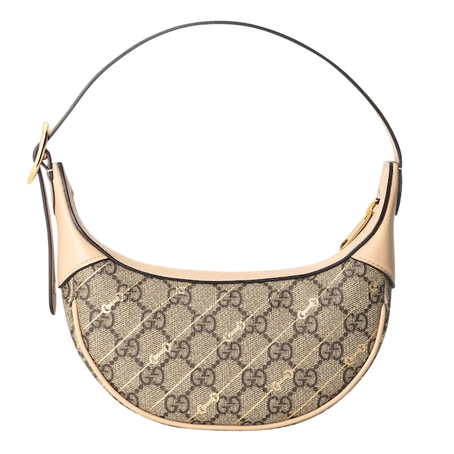 Túi Đeo Vai Nữ Gucci Ophidia Mini Bag With Mors Print 774336 FACYR 8548 Màu Be - Duy Hoang