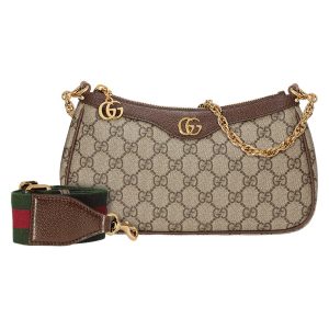 Túi Đeo Vai Nữ Gucci Ophidia Small Shoulder Bag 735132 FABLE 9442 Màu Be Nâu - Duy Hoang