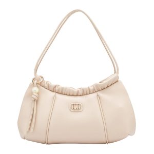 Túi Đeo Vai Nữ Lyn Blushcheer M Shoulder Bag Light Beige L26CBWA033 Màu Be - Duy Hoang