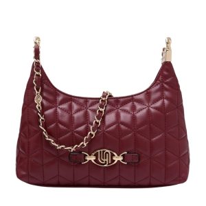 Túi Đeo Vai Nữ Lyn Madison Infinite Shoulder Bag Dark Red L25FBWA066 Màu Đỏ - Duy Hoang