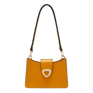Túi Đeo Vai Nữ Lyn Matric S Shoulder Bag Dark Yellow LL25FBS003 Màu Vàng - Duy Hoang
