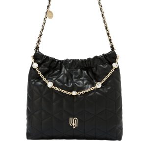 Túi Đeo Vai Nữ Lyn Monet Party Infinite L Shoulder Bag - Black LL24MBF399 Màu Đen - Duy Hoang
