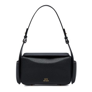 Túi Đeo Vai Nữ Lyn Moria Hobo M Shoulder Bag - Black L25FBWA025 Màu Đen - Duy Hoang